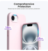 iPhone 17e / 16e | iPhone 17e / 16e - Deluxe™ Soft Touch Silikone Cover - Pink - DELUXECOVERS.DK