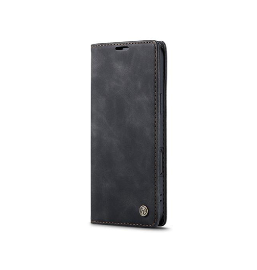 iPhone 17 Pro | iPhone 17 Pro - CaseMe™ Noble Læder Etui / Pung - Sort - DELUXECOVERS.DK