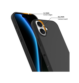 iPhone 17 | iPhone 17 - Deluxe™ Soft Touch Silikone Cover - MagSafe-kompatibel - Sort - DELUXECOVERS.DK