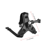 Action Kamera Tilbehør | Hagemount til Motorcykelhjelm – til GoPro/Insta360/DJI m.fl. actionkameraer – PULUZ™ - DELUXECOVERS.DK