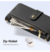 iPhone 17e / 16e | iPhone 17e / 16e - DUX DUCIS™ 2-i-1 Læder Etui M. Aftageligt Cover - Sort - DELUXECOVERS.DK