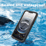 iPhone 17e / 16e | iPhone 17e / 16e - Redpepper™ IP68 Vandtæt Håndværker Cover - Sort - DELUXECOVERS.DK