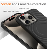 iPhone 16 Pro Max | iPhone 16 Pro Max - DeLX™ Wave Silikone Cover - MagSafe kompatibel - Sort - DELUXECOVERS.DK