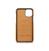 iPhone 15 Plus | iPhone 15 Plus - NX Design™ Læder Cover M. Kortholder - Lysebrun - DELUXECOVERS.DK