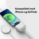 Trådløs oplader | <X>Magnetisk Trådløs Oplader - MagSafe Kompatibel - 15W - DELUXECOVERS.DK