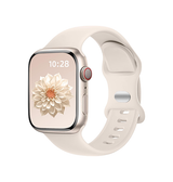 Apple Watch 42-49mm | Apple Watch (42/44/SE/45/46/49mm) - Luna™ Dame Silikonerem - Mocca - DELUXECOVERS.DK