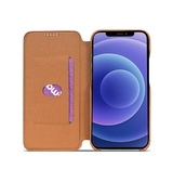 iPhone 13 Pro | iPhone 13 Pro - LC.IMEEKE™ Læder Flip Cover M. Kortholder - Brun - DELUXECOVERS.DK