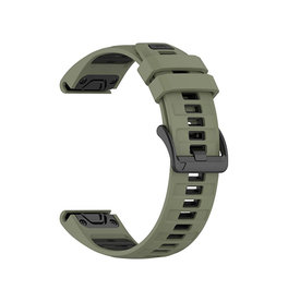 QUICKFIT | Garmin QuickFit 22mm - Silikone Rem - MotionTrack™ - Army grøn - DELUXECOVERS.DK