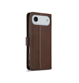 iPhone 17 Air | iPhone 17 Air - LC.IMEEKE™ Læder Cover M. Kortholder - Brun - DELUXECOVERS.DK