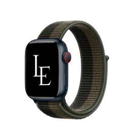 Apple Watch (38/40/SE/41/42mm) - L'Empiri™ Sport+ Nylon Velcro Rem - Army