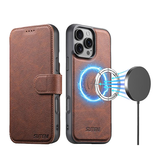 iPhone 16 Pro | iPhone 16 Pro - Suteni® 2-i-1 Læder Cover M. MagSafe - Brun - DELUXECOVERS.DK