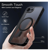 iPhone 17e / 16e | iPhone 17e / 16e - NovoShield™ MagSafe Silikone Cover - Sort - DELUXECOVERS.DK