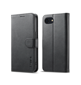iPhone 17e / 16e | iPhone 17e / 16e - LC.IMEEKE™ Læder Cover M. Kortholder - Sort - DELUXECOVERS.DK