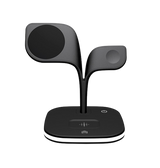 3-i-1 & Multi-Ladestationer | DeLX™ 3-i-1 MagSafe Kompatibel Oplader til iPhone, iWatch & AirPods - Sort - DELUXECOVERS.DK
