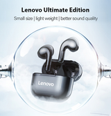 In-ear Headset | Lenovo® | LP40 trådløse In-Ear Høretelefoner - BT 5.0 - Sort - DELUXECOVERS.DK