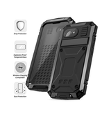 iPhone 17e / 16e | iPhone 17e / 16e - R-JUST™ Safeguard Vandtæt 360° Cover - Sort - DELUXECOVERS.DK