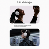 Høretelefoner og Headset | Over-Ear Trådløs Headset Bluetooth 5.4 M. Aktiv Støjreduktion - Sølv - DELUXECOVERS.DK