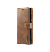 Samsung Galaxy S23 Ultra | Samsung Galaxy S23 Ultra - Vintage 2-i-1 læder etui (aftageligt cover) – Brun – DG.MING™ - DELUXECOVERS.DK