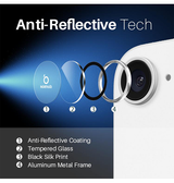 iPhone Beskyttelsesglas | iPhone 17e / 16e - NTJO™ 9H Kamera Linse Beskyttelsesglas - Sølv - DELUXECOVERS.DK