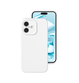iPhone 16 | iPhone 16 - Deluxe™ Jelly Silikone Cover - Hvid - DELUXECOVERS.DK
