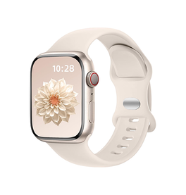 Apple Watch 38-42mm | Apple Watch (38/40/SE/41/42mm) - Luna™ Dame Silikonerem - Mocca - DELUXECOVERS.DK