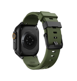 Apple Watch 38-42mm | Apple Watch (38/40/SE/41/42mm) - TrailHunter™ Outdoor Sportsrem - Armygrøn - DELUXECOVERS.DK