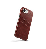 iPhone 17e / 16e | iPhone 17e / 16e - NX Design™ Læder Cover M. Kortholder - Brun - DELUXECOVERS.DK