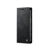 iPhone 17 Pro | iPhone 17 Pro - CaseMe™ 2-i-1 Premium Læder Cover / Pung - Sort - DELUXECOVERS.DK