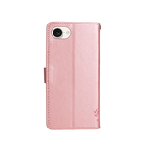 iPhone 17e / 16e | iPhone 17e / 16e - BUTTERFLY™ Læder Etui / Taske M. Pung - Rose - DELUXECOVERS.DK