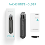 Trimmer | XP01™ Næsehårstrimmer – Elektrisk & Kompakt – Sort - DELUXECOVERS.DK