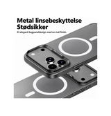 iPhone 18 Pro | iPhone 18 Pro - ABEEL™ frostat skal med MagSafe - Svart - DELUXECOVERS.SE