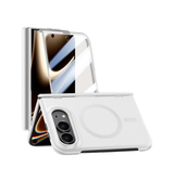 iPhone Fold - DeLX™ MagSafe Cover M. Integreret HD-film - Hvid