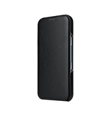 iPhone 16 Pro | iPhone 16 Pro - Fierre Shann™ Ægte Læder Flip Cover - Sort - DELUXECOVERS.DK
