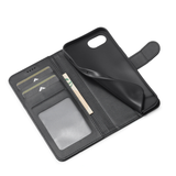 iPhone 17e / 16e | iPhone 17e / 16e - LC.IMEEKE™ Læder Cover M. Kortholder - Sort - DELUXECOVERS.DK