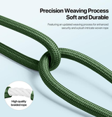 Mobilrem, håndledsrem, Nylon snor | DUX DUCIS™ Lang Nylon Snor / Strop til Mobil & iPhone - Army grøn - DELUXECOVERS.DK