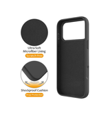 iPhone 17 Pro | iPhone 17 Pro - DeLX™ Silikone Cover m. MagSafe Ring - Sort - DELUXECOVERS.DK