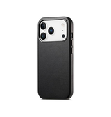iPhone 17 Pro | iPhone 17 Pro - DeLX® Læder Cover - MagSafe Kompatibel - Sort - DELUXECOVERS.DK