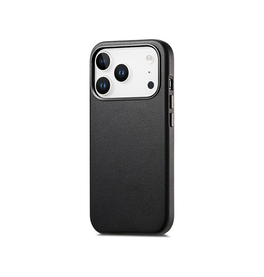 iPhone 17 Pro | iPhone 17 Pro - DeLX® Læder Cover - MagSafe Kompatibel - Sort - DELUXECOVERS.DK