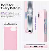 iPhone 17e / 16e | iPhone 17e / 16e - Deluxe™ Soft Touch Silikone Cover - Pink - DELUXECOVERS.DK