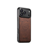 iPhone 17 Pro Max | iPhone 17 Pro Max - Suteni® 2-i-1 Læder Cover M. MagSafe - Brun - DELUXECOVERS.DK