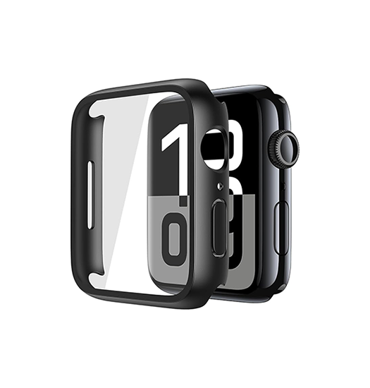 Apple Watch Cover | Apple Watch | NX 360° Full Cover - Sort (Vælg størrelse) - DELUXECOVERS.DK