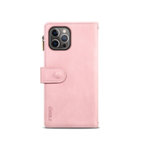 iPhone 14 Pro | iPhone 14 Pro - ESEBLE™ Vegan-Læder Cover Etui M. Pung - Lyserød - DELUXECOVERS.DK