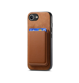 iPhone 17e / 16e | iPhone 17e / 16e - Valora™ MagSafe Cover med Aftagelig Kortholder - Retro Brun - DELUXECOVERS.DK