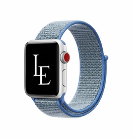 Apple Watch (42/44/SE/45/46/49mm) - L'Empiri™ Nylon Velcro Rem - Blå