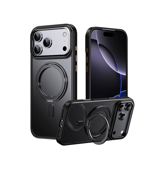 iPhone 17 Pro | iPhone 17 Pro - DeLX™ MagSafe Cover M. Stander - Sort - DELUXECOVERS.DK