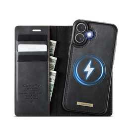 iPhone 17 | iPhone 17 - CaseMe™ 2-i-1 Premium Læder Cover / Pung - Sort - DELUXECOVERS.DK