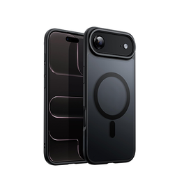 iPhone 17 Air | iPhone 17 Air - MagSafe Silikone Cover - NovoShield™ - Sort - DELUXECOVERS.DK