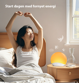 Wake-up-lampa | Väckarklocka Lampa - Ljusterapilampa med 26 sömnljud - HFiD™ - DELUXECOVERS.SE