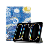 iPad Pro 11 (2024) | iPad Pro 11" (2024/2025) - DeLX™ Trifold ArtCover M. Stander - Blue Sky - DELUXECOVERS.DK