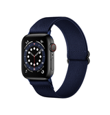 Apple Watch 38-42mm | Apple Watch (38/40/SE/41/42mm) - Polyester Nylon Rem Armbånd - Blå - DELUXECOVERS.DK